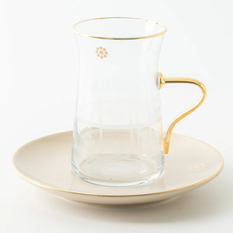 Otantik Mirral Luxury 19 - Piece Arabic Tea & Coffee Serving Set – Beige & Gold Porcelain Collection - Al Kabayel Discount CentreOtantik Mirral Luxury 19 - Piece Arabic Tea & Coffee Serving Set – Beige & Gold Porcelain CollectionTea SetsOTANTIKAl Kabayel Discount Centre