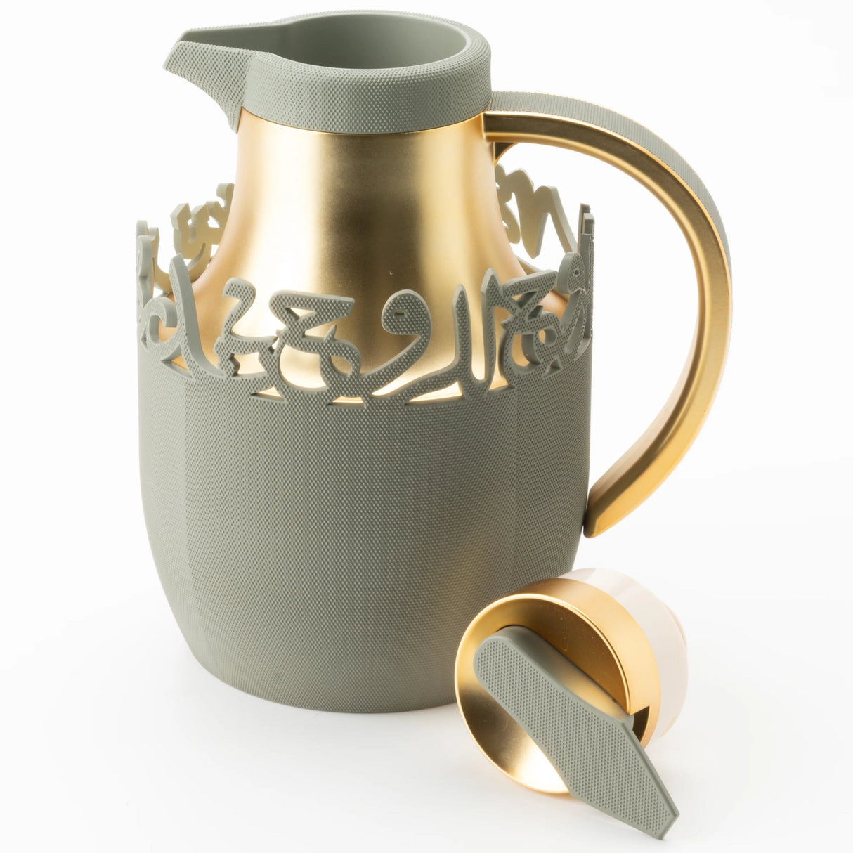 Otantik Mirral Luxury 1L Vacuum Insulated Tea & Coffee Pot – Modern Grey with Gold Accent - Al Kabayel Discount CentreOtantik Mirral Luxury 1L Vacuum Insulated Tea & Coffee Pot – Modern Grey with Gold AccentThermosOTANTIKAl Kabayel Discount Centre