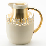 Otantik Mirral Luxury 1L Vacuum Insulated Tea & Coffee Pot – Warm Beige with Gold Accent - Al Kabayel Discount CentreOtantik Mirral Luxury 1L Vacuum Insulated Tea & Coffee Pot – Warm Beige with Gold AccentThermosOTANTIKAl Kabayel Discount Centre