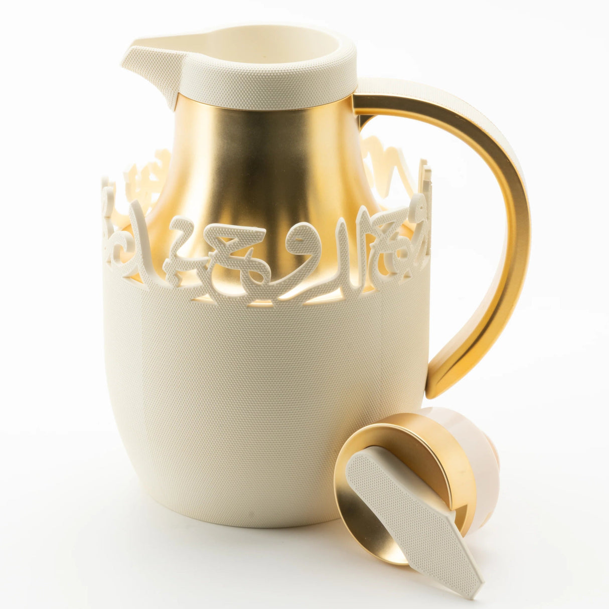 Otantik Mirral Luxury 1L Vacuum Insulated Tea & Coffee Pot – Warm Beige with Gold Accent - Al Kabayel Discount CentreOtantik Mirral Luxury 1L Vacuum Insulated Tea & Coffee Pot – Warm Beige with Gold AccentThermosOTANTIKAl Kabayel Discount Centre