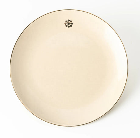 Otantik Mirral Premium 9 - Piece Porcelain Cake Serving Set with Acrylic Lid – Beige & Gold (7.5+10") - Al Kabayel Discount CentreOtantik Mirral Premium 9 - Piece Porcelain Cake Serving Set with Acrylic Lid – Beige & Gold (7.5+10")Serving TraysOTANTIKAl Kabayel Discount Centre