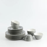 Otantik Naqsh 18pcs Porcelain Dinner Set Includes 10.5" Plate 6pcs+ 7.5" Plate 6pcs+4.75" Bowl 6pcs, Grey/Silver - ET2993 - Al Kabayel Discount CentreOtantik Naqsh 18pcs Porcelain Dinner Set Includes 10.5" Plate 6pcs+ 7.5" Plate 6pcs+4.75" Bowl 6pcs, Grey/Silver - ET2993Dinnerware SetsOTANTIKAl Kabayel Discount Centre