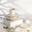 Otantik Naqsh 18pcs Porcelain Dinner Set Includes 10.5" Plate 6pcs+ 7.5" Plate 6pcs+4.75" Bowl 6pcs, White/Gold - ET2990 - Al Kabayel Discount CentreOtantik Naqsh 18pcs Porcelain Dinner Set Includes 10.5" Plate 6pcs+ 7.5" Plate 6pcs+4.75" Bowl 6pcs, White/Gold - ET2990Dinnerware SetsOTANTIKAl Kabayel Discount Centre