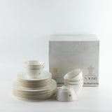 Otantik Naqsh 18pcs Porcelain Dinner Set Includes 10.5" Plate 6pcs+ 7.5" Plate 6pcs+4.75" Bowl 6pcs, White/Gold - ET2990 - Al Kabayel Discount CentreOtantik Naqsh 18pcs Porcelain Dinner Set Includes 10.5" Plate 6pcs+ 7.5" Plate 6pcs+4.75" Bowl 6pcs, White/Gold - ET2990Dinnerware SetsOTANTIKAl Kabayel Discount Centre