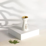 Otantik Naqsh Porcelain Incence Burner 9cm*17.5cm, White/Gold - ET2980 - Al Kabayel Discount CentreOtantik Naqsh Porcelain Incence Burner 9cm*17.5cm, White/Gold - ET2980Home Décor AccentsOTANTIKAl Kabayel Discount Centre