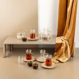 Otantik Nourhan 19 - Piece Arabic Tea And Coffee Set - Matte Gold + Beige 150CC - Al Kabayel Discount CentreOtantik Nourhan 19 - Piece Arabic Tea And Coffee Set - Matte Gold + Beige 150CCTea/Coffee SetsOTANTIKAl Kabayel Discount Centre