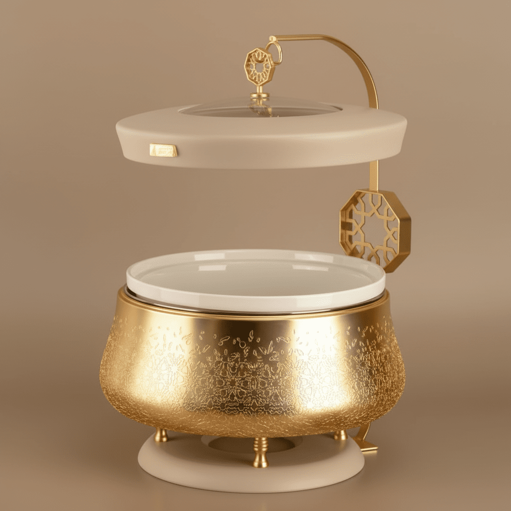 Otantik Nourhan Luxury Serving Buffet - Premium 5 - Piece Entertaining Set 6 Ltr - Al Kabayel Discount CentreOtantik Nourhan Luxury Serving Buffet - Premium 5 - Piece Entertaining Set 6 LtrWarmersOTANTIKAl Kabayel Discount Centre