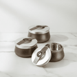 Otantik Nourhan Premium Food Warmers - Luxury 3 - Piece Gift Set (Brown) - Al Kabayel Discount CentreOtantik Nourhan Premium Food Warmers - Luxury 3 - Piece Gift Set (Brown)CasserolesOTANTIKAl Kabayel Discount Centre