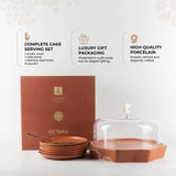 Otantik Octara - Cake Serving Set (9-Pc) - Orange & Silver - Al Kabayel Discount CentreOtantik Octara - Cake Serving Set (9-Pc) - Orange & SilverServing TraysOTANTIKAl Kabayel Discount Centre