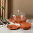 Otantik Octara - Cake Serving Set (9-Pc) - Orange & Silver - Al Kabayel Discount CentreOtantik Octara - Cake Serving Set (9-Pc) - Orange & SilverServing TraysOTANTIKAl Kabayel Discount Centre