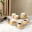 Otantik Octara - Espresso/Turkish Coffee Set (12-Pc) - Ivory & Gold -115ml - Al Kabayel Discount CentreOtantik Octara - Espresso/Turkish Coffee Set (12-Pc) - Ivory & Gold -115mlTea SetsOTANTIKAl Kabayel Discount Centre
