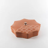 Otantik Octara - Large Decorative Canister - Porcelain - Orange & Silver 10"*3" - Al Kabayel Discount CentreOtantik Octara - Large Decorative Canister - Porcelain - Orange & Silver 10"*3"Jars & Food SaversOTANTIKAl Kabayel Discount Centre