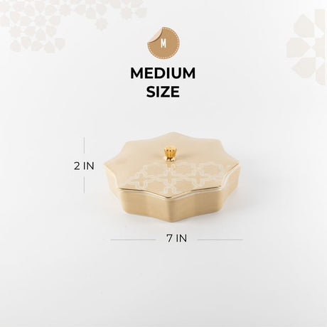 Otantik Octara - Medium Decorative Canister - Porcelain - Ivory & Gold - 7"*2" - Al Kabayel Discount CentreOtantik Octara - Medium Decorative Canister - Porcelain - Ivory & Gold - 7"*2"Jars & Food SaversOTANTIKAl Kabayel Discount Centre