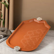 Otantik Octara - Stainless Steel Serving Tray - Orange & Silver 19"12" - Al Kabayel Discount CentreOtantik Octara - Stainless Steel Serving Tray - Orange & Silver 19"12"Serving TraysOTANTIKAl Kabayel Discount Centre