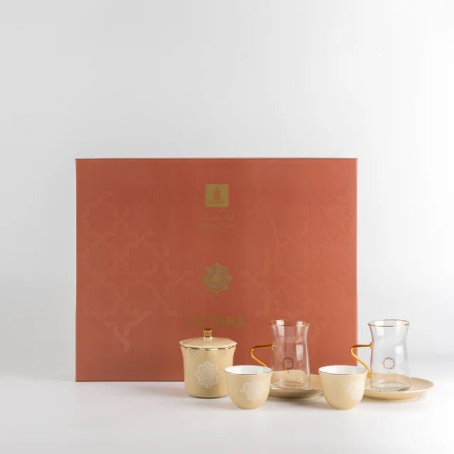 Otantik Octara - Tea Set (19-Pc) - Ivory & Gold - Al Kabayel Discount CentreOtantik Octara - Tea Set (19-Pc) - Ivory & GoldTea SetsOTANTIKAl Kabayel Discount Centre