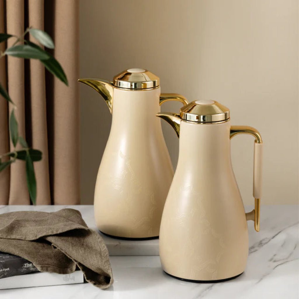 Otantik Octara - Vacuum Flask / Thermos (Set of 2)- Ivory & Gold - Al Kabayel Discount CentreOtantik Octara - Vacuum Flask / Thermos (Set of 2)- Ivory & GoldThermosOTANTIKAl Kabayel Discount Centre