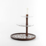 Otantik Sidrah - 3 Tier Cake Stand - Walnut Gold 32cm - Al Kabayel Discount CentreOtantik Sidrah - 3 Tier Cake Stand - Walnut Gold 32cmServing TraysOTANTIKAl Kabayel Discount Centre