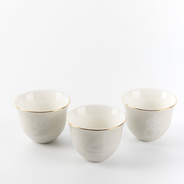 Otantik Sidrah - Arabic Coffee Cups Set (12-Pc) - Walnut Gold - 80ml - Al Kabayel Discount CentreOtantik Sidrah - Arabic Coffee Cups Set (12-Pc) - Walnut Gold - 80mlTea SetsOTANTIKAl Kabayel Discount Centre