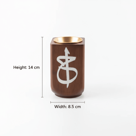 Otantik Sidrah - Incense Burner - Walnut Gold - 14*8.5 cm - Al Kabayel Discount CentreOtantik Sidrah - Incense Burner - Walnut Gold - 14*8.5 cmIncense BurnerOTANTIKAl Kabayel Discount Centre
