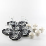 Otantik Sidrah - Tea Set (18-Pc) - Midnight Silver - Al Kabayel Discount CentreOtantik Sidrah - Tea Set (18-Pc) - Midnight SilverTea SetsOTANTIKAl Kabayel Discount Centre