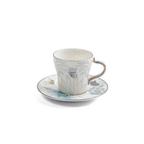 Otantik Veloura ET3070 12 - Piece Milk Cup & Saucer Set – Blue & Silver Floral Porcelain - Al Kabayel Discount CentreOtantik Veloura ET3070 12 - Piece Milk Cup & Saucer Set – Blue & Silver Floral PorcelainTea/Coffee PotsOTANTIKAl Kabayel Discount Centre