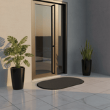 Oval Anti-Slip Door Mat | Dense Pile Entrance Rug with Non-Slip Backing | 62×38 cm | Charcoal Grey | Indoor & Outdoor Use - Al Kabayel Discount CentreOval Anti-Slip Door Mat | Dense Pile Entrance Rug with Non-Slip Backing | 62×38 cm | Charcoal Grey | Indoor & Outdoor UseDoormatsAKDCAl Kabayel Discount Centre