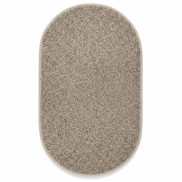 Oval Door Mat 62×38cm | Soft Loop Pile Rug | Non-Slip Entrance Mat for Home, Bathroom & Living Room | Beige Speckled Design | Durable Serged Edges - Al Kabayel Discount CentreOval Door Mat 62×38cm | Soft Loop Pile Rug | Non-Slip Entrance Mat for Home, Bathroom & Living Room | Beige Speckled Design | Durable Serged EdgesDoormatsAKDCAl Kabayel Discount Centre