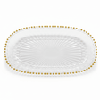 Oval Elegant Crystal-Clear Acrylic Serving Tray with Gold Bead Rim - Al Kabayel Discount CentreOval Elegant Crystal-Clear Acrylic Serving Tray with Gold Bead RimServing TraysAKDCAl Kabayel Discount Centre