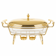 Oval Glass Food Warmer with Luxury Gold Stand and Clear Lid – High - End Dining Display (30×21 cm) - Al Kabayel Discount CentreOval Glass Food Warmer with Luxury Gold Stand and Clear Lid – High - End Dining Display (30×21 cm)WarmersAKDCAl Kabayel Discount Centre