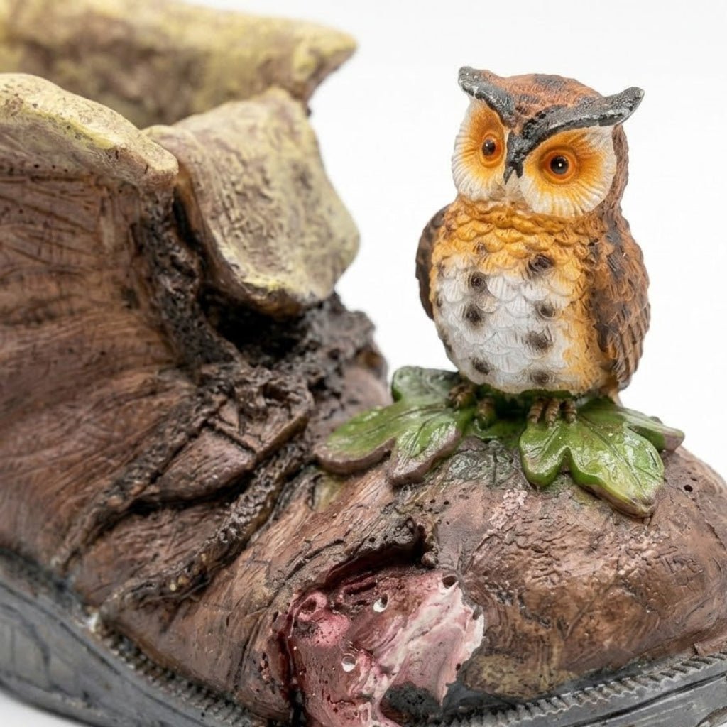 Owl & Boot Polyresin Pen Holder Brown Multi-Color – 20 × 14 cm - Al Kabayel Discount CentreOwl & Boot Polyresin Pen Holder Brown Multi-Color – 20 × 14 cmDesk Accessories & OrganizersAKDCAl Kabayel Discount Centre