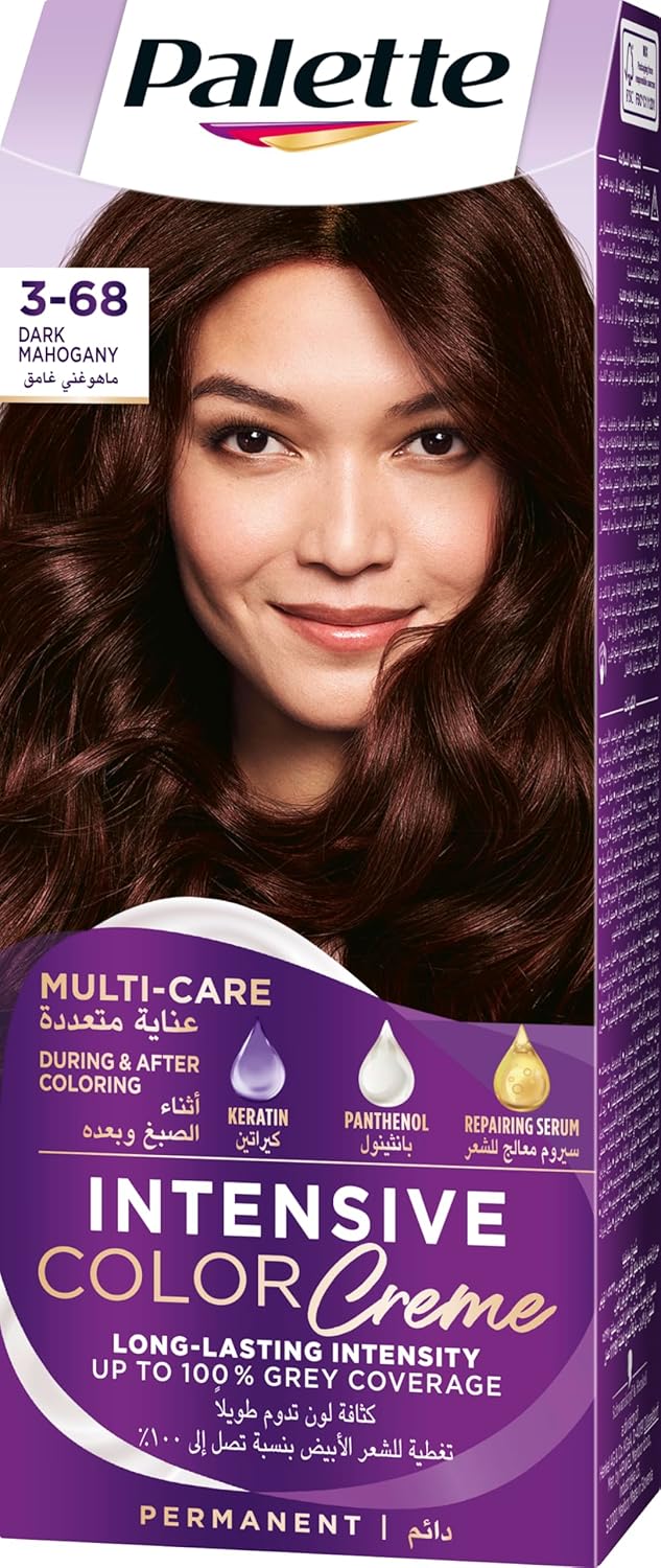 Palette Intensive 3.68 Color Creme Dark Mahogany - Al Kabayel Discount CentrePalette Intensive 3.68 Color Creme Dark MahoganyHair CarePALETTEAl Kabayel Discount Centre