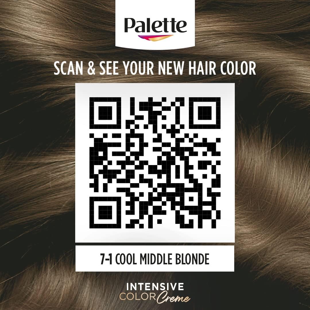 Palette Intensive 7.1 Color Creme Middle Ash Blonde - Al Kabayel Discount CentrePalette Intensive 7.1 Color Creme Middle Ash BlondeHair CarePALETTEAl Kabayel Discount Centre