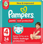 Pampers Rash Protection Pants Diapers, Size 4, 9 - 14kg, +50% Aloe Vera Lotion, 360° Leak - Free Fit for up to 100% Leakage Protection, Value Pack, 24 Count - Al Kabayel Discount CentrePampers Rash Protection Pants Diapers, Size 4, 9 - 14kg, +50% Aloe Vera Lotion, 360° Leak - Free Fit for up to 100% Leakage Protection, Value Pack, 24 CountBaby ProductsPAMPERSAl Kabayel Discount Centre