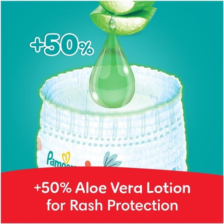 Pampers Rash Protection Pants Diapers, Size 4, 9 - 14kg, Mega Pack, 52 pcs - Al Kabayel Discount CentrePampers Rash Protection Pants Diapers, Size 4, 9 - 14kg, Mega Pack, 52 pcsBaby ProductsPAMPERSAl Kabayel Discount Centre