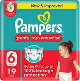 Pampers Rash Protection, Size 6, 16+ kg, Value Pack, 19 Diaper Pants - Al Kabayel Discount CentrePampers Rash Protection, Size 6, 16+ kg, Value Pack, 19 Diaper PantsBaby ProductsPAMPERSAl Kabayel Discount Centre