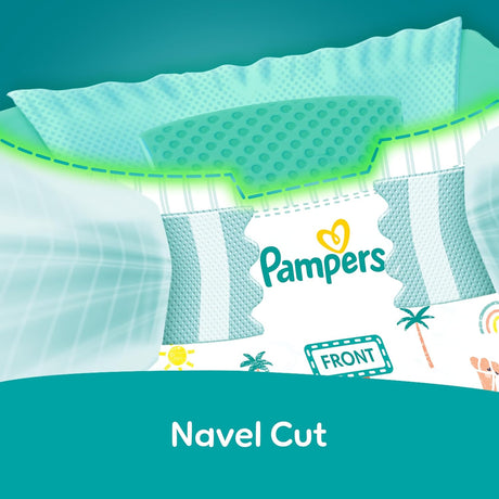 Pampers Rash Protection Taped Diapers, Size 2, 3 - 8kg, +50% Aloe Vera Lotion for Rash Protection, 3x Fortified Layers for Leakage Protection, Carry Pack, 23 Count - Al Kabayel Discount CentrePampers Rash Protection Taped Diapers, Size 2, 3 - 8kg, +50% Aloe Vera Lotion for Rash Protection, 3x Fortified Layers for Leakage Protection, Carry Pack, 23 CountBaby ProductsPAMPERSAl Kabayel Discount Centre
