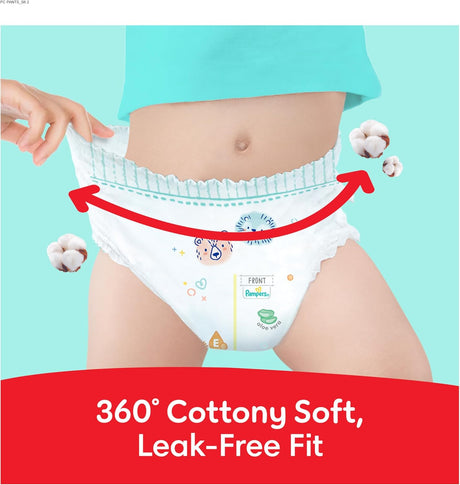 Pampers Ultimate Comfort Pants Diapers, Size 7, 17+kg, Lotion infused with Aloe Vera and Vitamin E, Cottony Soft Fit for up to 100% Leakage Protection, Super Saving Pack, 32 Count - Al Kabayel Discount CentrePampers Ultimate Comfort Pants Diapers, Size 7, 17+kg, Lotion infused with Aloe Vera and Vitamin E, Cottony Soft Fit for up to 100% Leakage Protection, Super Saving Pack, 32 CountBaby ProductsPAMPERSAl Kabayel Discount Centre