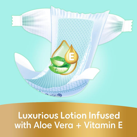 Pampers Ultimate Comfort Taped Diapers, Size 6, 13+kg, Lotion infused with Aloe Vera and Vitamin E, x1000 Leak Locks Technology for Leakage Protection, Mega Pack, 36 Count - Al Kabayel Discount CentrePampers Ultimate Comfort Taped Diapers, Size 6, 13+kg, Lotion infused with Aloe Vera and Vitamin E, x1000 Leak Locks Technology for Leakage Protection, Mega Pack, 36 CountBaby ProductsPAMPERSAl Kabayel Discount Centre
