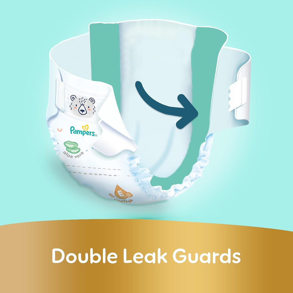 Pampers Ultimate Comfort Taped Diapers, Size 6, 13+kg, Lotion infused with Aloe Vera and Vitamin E, x1000 Leak Locks Technology for Leakage Protection, Mega Pack, 36 Count - Al Kabayel Discount CentrePampers Ultimate Comfort Taped Diapers, Size 6, 13+kg, Lotion infused with Aloe Vera and Vitamin E, x1000 Leak Locks Technology for Leakage Protection, Mega Pack, 36 CountBaby ProductsPAMPERSAl Kabayel Discount Centre