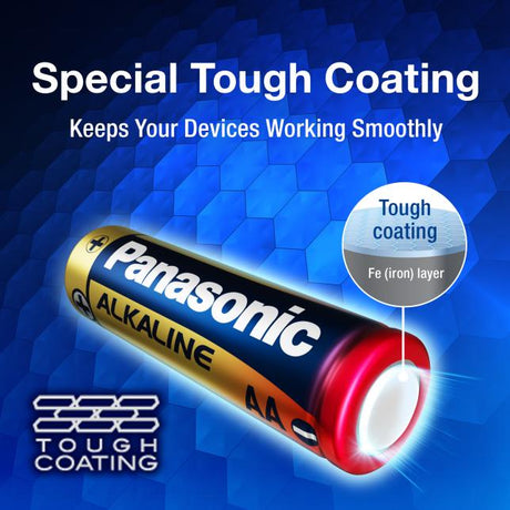 PANASONIC Alkaline AA Batteries 1.5V, Pack of 4 - Al Kabayel Discount CentrePANASONIC Alkaline AA Batteries 1.5V, Pack of 4BatteriesPANASONICAl Kabayel Discount Centre