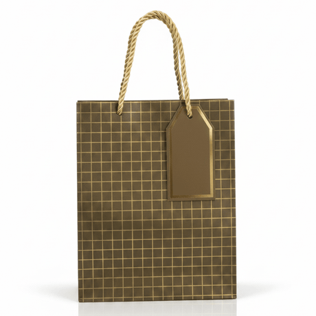 Paper Gift Bag with Rope Handles & Gift Tag | 23×18cm | Elegant Packaging for Birthdays, Weddings, Celebrations & Special Occasions - Al Kabayel Discount CentrePaper Gift Bag with Rope Handles & Gift Tag | 23×18cm | Elegant Packaging for Birthdays, Weddings, Celebrations & Special OccasionsPacking & Wrapping SuppliesAKDCAl Kabayel Discount Centre