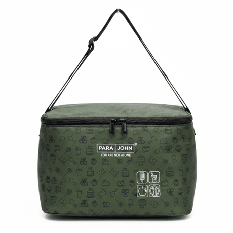 Parajohn Army Green Polyester Portable Lunch Bag with Zip Closure – 9.8 Inch - Al Kabayel Discount CentreParajohn Army Green Polyester Portable Lunch Bag with Zip Closure – 9.8 InchLunch BagsPARAJOHNAl Kabayel Discount Centre