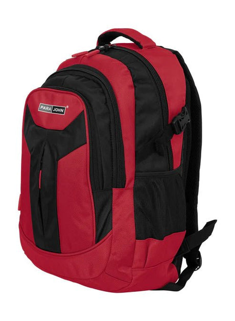 Parajohn Black & Red Polyester School Backpack 18 Inch – Modern School Bag with Comfortable Shoulder Straps - Al Kabayel Discount CentreParajohn Black & Red Polyester School Backpack 18 Inch – Modern School Bag with Comfortable Shoulder StrapsSchool BagsPARAJOHNAl Kabayel Discount Centre