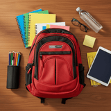 Parajohn Bold Black & Red Polyester School Backpack 16 Inch – Strong & Spacious School Bag for Daily Use - Al Kabayel Discount CentreParajohn Bold Black & Red Polyester School Backpack 16 Inch – Strong & Spacious School Bag for Daily UseSchool BagsPARAJOHNAl Kabayel Discount Centre
