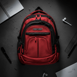 Parajohn Classic Red & Black Polyester School Backpack 20 Inch – Durable Student Backpack for Daily Carry - Al Kabayel Discount CentreParajohn Classic Red & Black Polyester School Backpack 20 Inch – Durable Student Backpack for Daily CarrySchool BagsPARAJOHNAl Kabayel Discount Centre