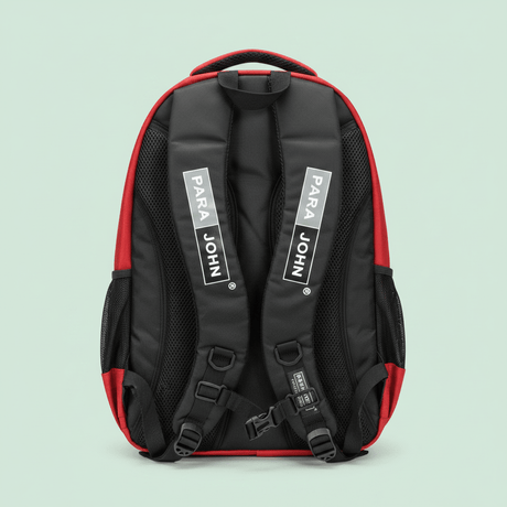 Parajohn Classic Red & Black Polyester School Backpack 20 Inch – Durable Student Backpack for Daily Carry - Al Kabayel Discount CentreParajohn Classic Red & Black Polyester School Backpack 20 Inch – Durable Student Backpack for Daily CarrySchool BagsPARAJOHNAl Kabayel Discount Centre