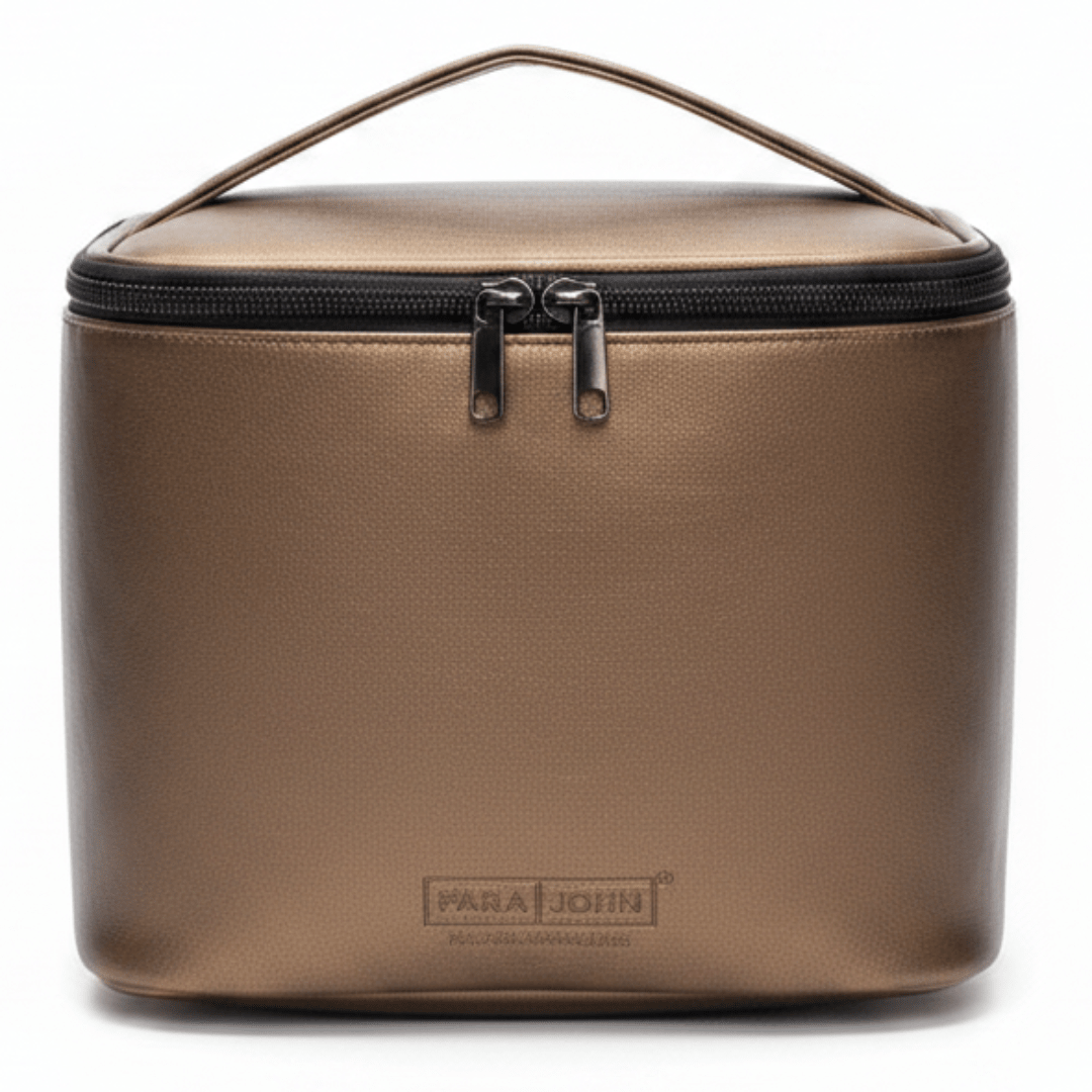 Parajohn Coffee Brown PVC Reusable Lunch Bag with Durable Handle – 8.5 Inch - Al Kabayel Discount CentreParajohn Coffee Brown PVC Reusable Lunch Bag with Durable Handle – 8.5 InchLunch BagsPARAJOHNAl Kabayel Discount Centre