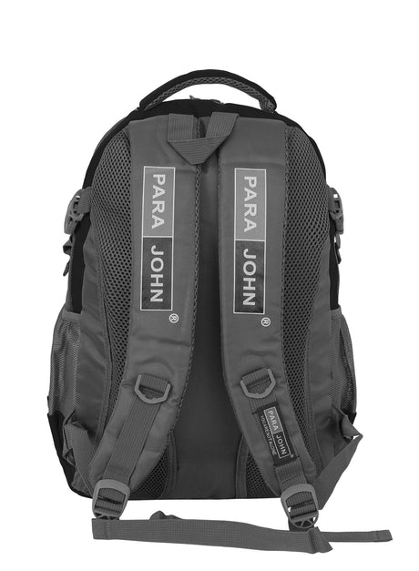 Parajohn Compact Grey & Black Polyester School Backpack 18 Inch – Lightweight Student Bag for Daily School Essentials - Al Kabayel Discount CentreParajohn Compact Grey & Black Polyester School Backpack 18 Inch – Lightweight Student Bag for Daily School EssentialsSchool BagsPARAJOHNAl Kabayel Discount Centre