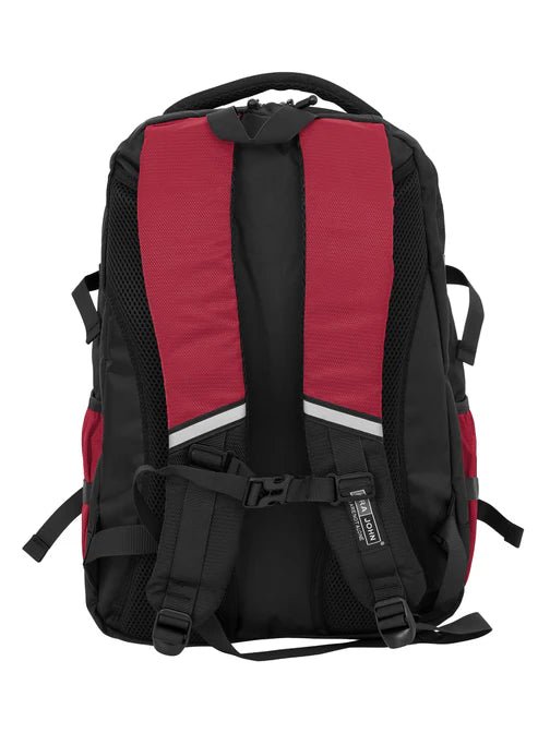 Parajohn Elegant Red & Black Polyester School Backpack 18 Inch – Premium Quality Stylish School Bag with Comfortable Fit - Al Kabayel Discount CentreParajohn Elegant Red & Black Polyester School Backpack 18 Inch – Premium Quality Stylish School Bag with Comfortable FitSchool BagsPARAJOHNAl Kabayel Discount Centre