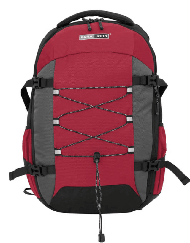 Parajohn Elegant Red & Black Polyester School Backpack 18 Inch – Premium Quality Stylish School Bag with Comfortable Fit - Al Kabayel Discount CentreParajohn Elegant Red & Black Polyester School Backpack 18 Inch – Premium Quality Stylish School Bag with Comfortable FitSchool BagsPARAJOHNAl Kabayel Discount Centre